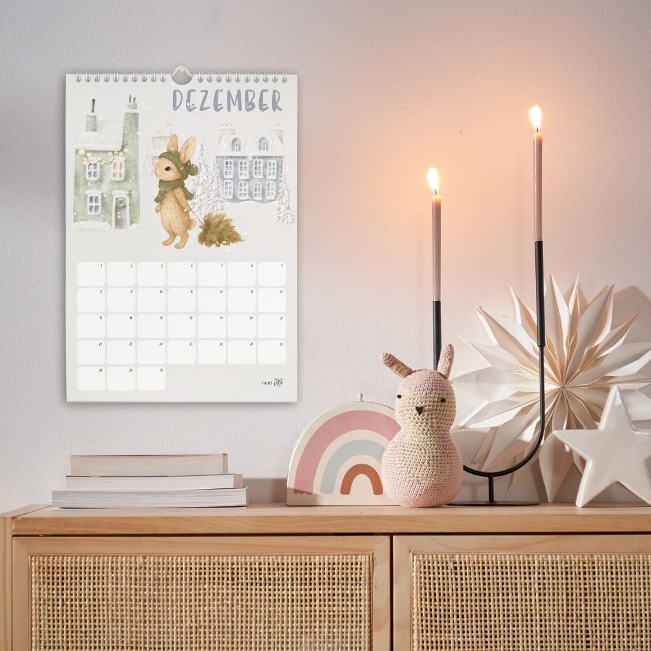 Kinderkalender Dauerkalender dezember