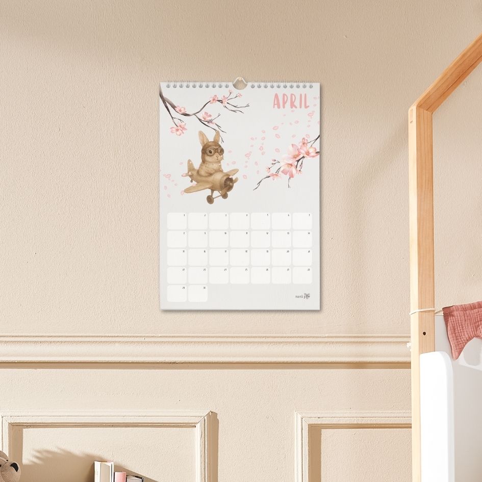 Kinderkalender Dauerkalender April