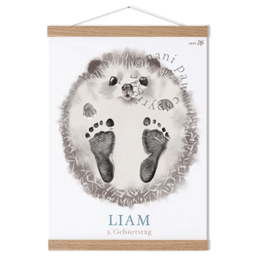 nani paw Baby Tier Fußabdruck sets