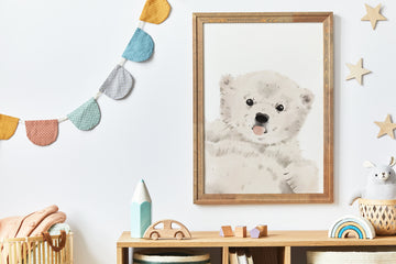 Eisbär Motiv für Kinderzimmer